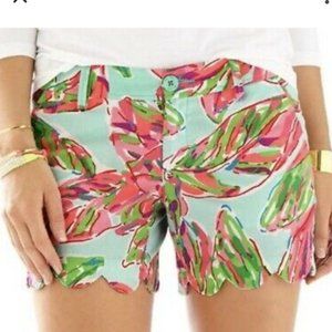Lily Pulitzer Blue in the Vias The Buttercup Shorts 0